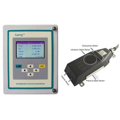 2020 New Design Wall-mounted Doppler Ultrasonic  Flow Meter With pulse Output